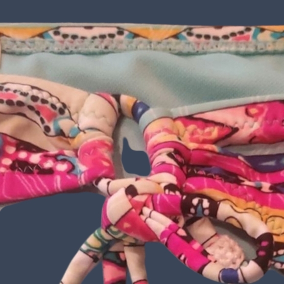 Jessica Simpson Multi Colred Bikini Bottom. Size Medium. - Picture 4 of 5